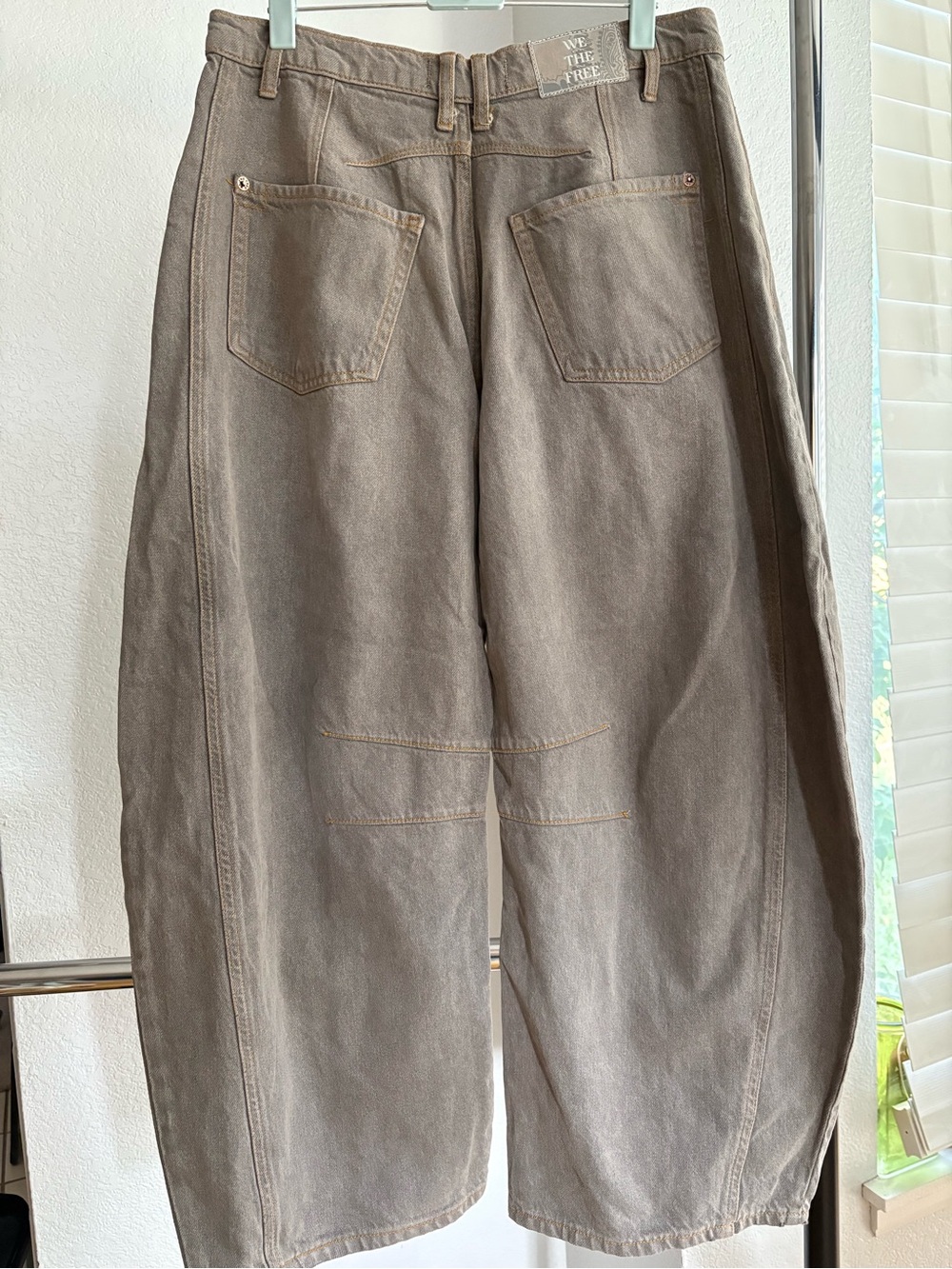 We The Free Good Luck Mid-Rise Barrel Jeans in Archive Grey - Picture 5 of 11